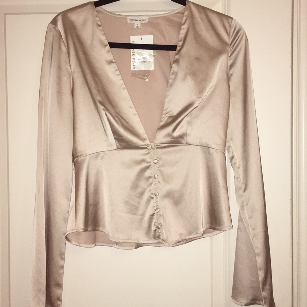 Gold blouse